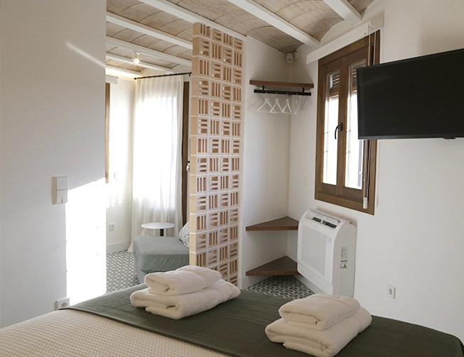 Dormitorio doble para descansar